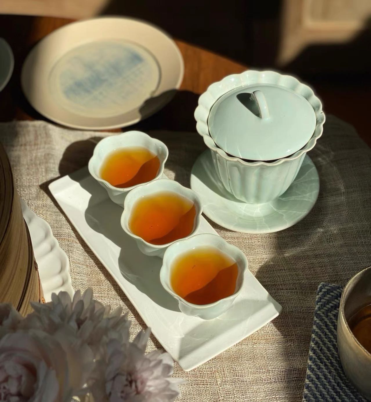 Tea cup set Masonobu Ando 安藤雅信